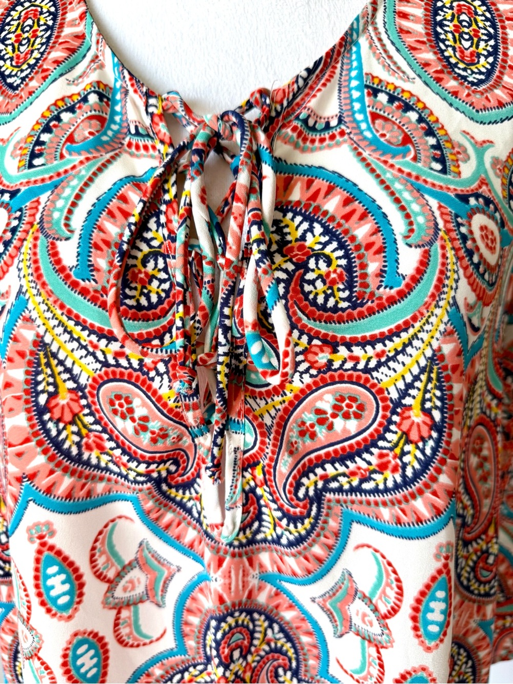 SHOW ME YOUR MUMU Lulu Paisley Tunic Cover Up Mini Dress—SZ. Small - Picture 3 of 14